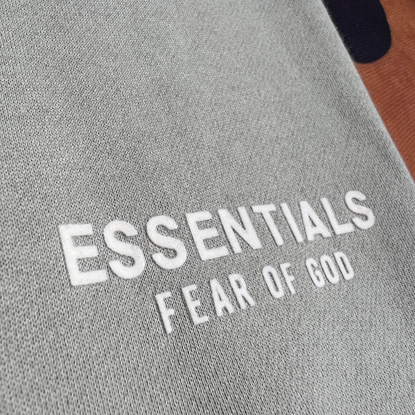 AMBERELLE Core Logo Fleece Joggers in light heather grey