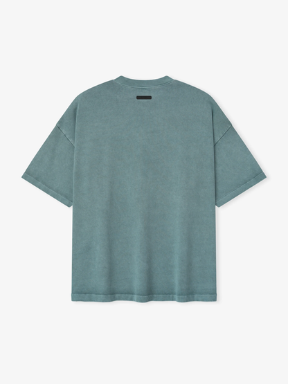AMBERELLE Campus 90s Oversized T-Shirt in green