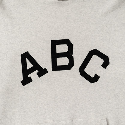 AMBERELLE Varsity Letter Graphic Hoodie in black