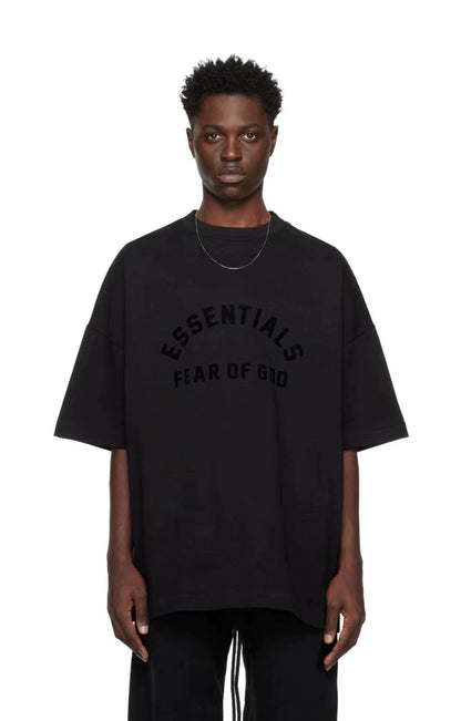 AMBERELLE Arc Logo Oversized T-Shirt in gray