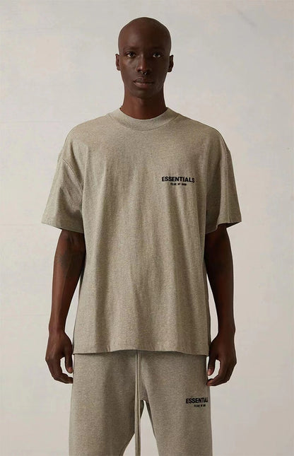 AMBERELLE Core Back Logo Oversized T-Shirt in gray