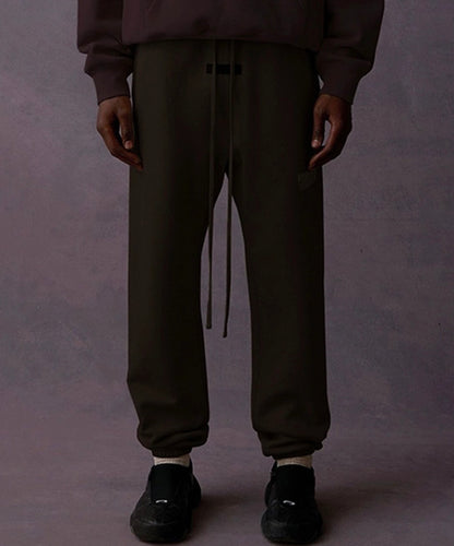 AMBERELLE Season 9 Fleece Logo Joggers in dark purple