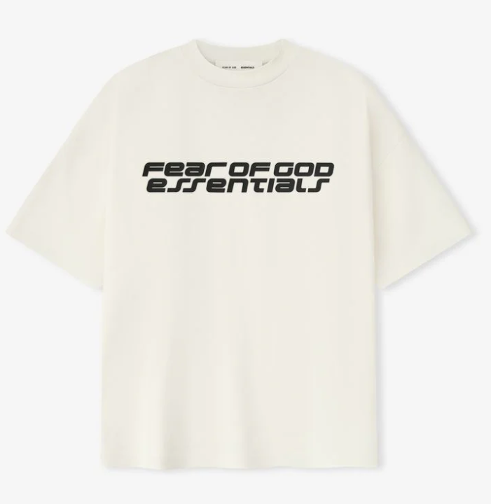 AMBERELLE Racing Logo Boxy T-Shirt in black