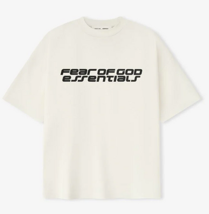 AMBERELLE Racing Logo Boxy T-Shirt in black