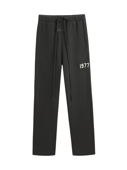 AMBERELLE 1977 Relaxed Wide-Leg Sweatpants in cream