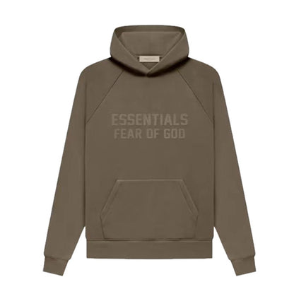 AMBERELLE FW23 Tonal Logo Fleece Hoodie in green